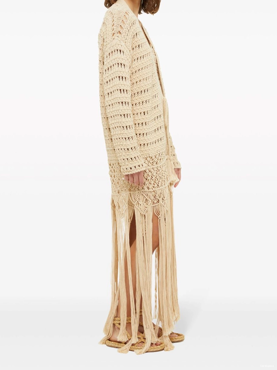 Affordable Love to crochet Alanui Letter Women cardigan India 0326
